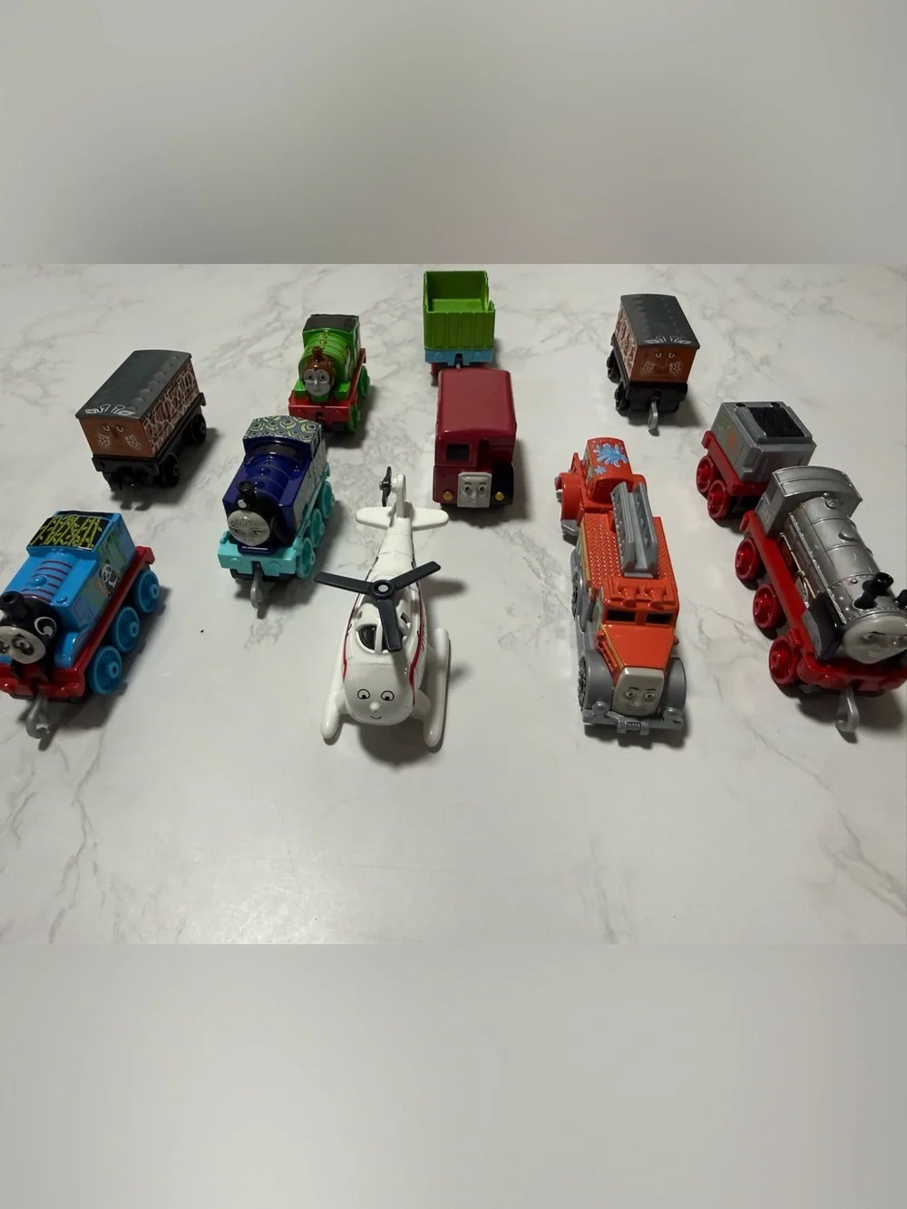 Thomas & Friends Red and Gray Ladder Fire Truck Vehicle